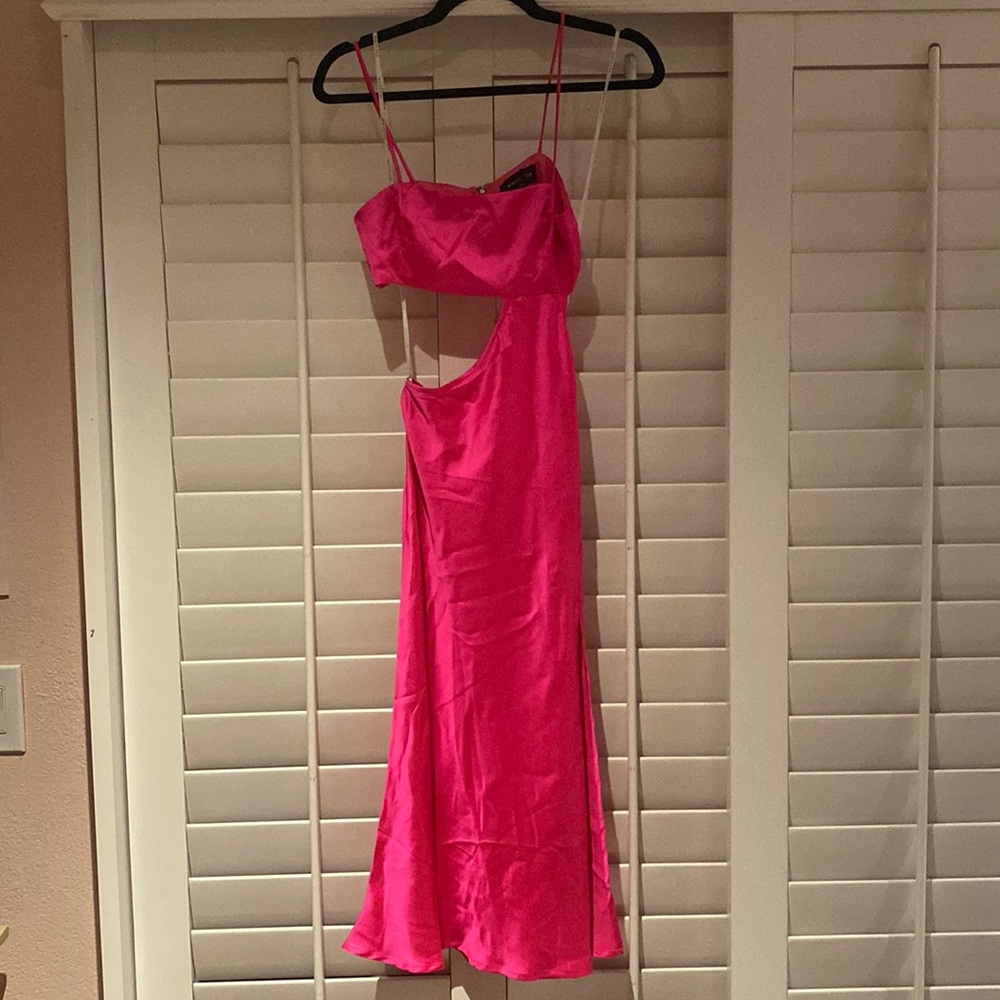 Hot Pink White Fox Boutique Dress